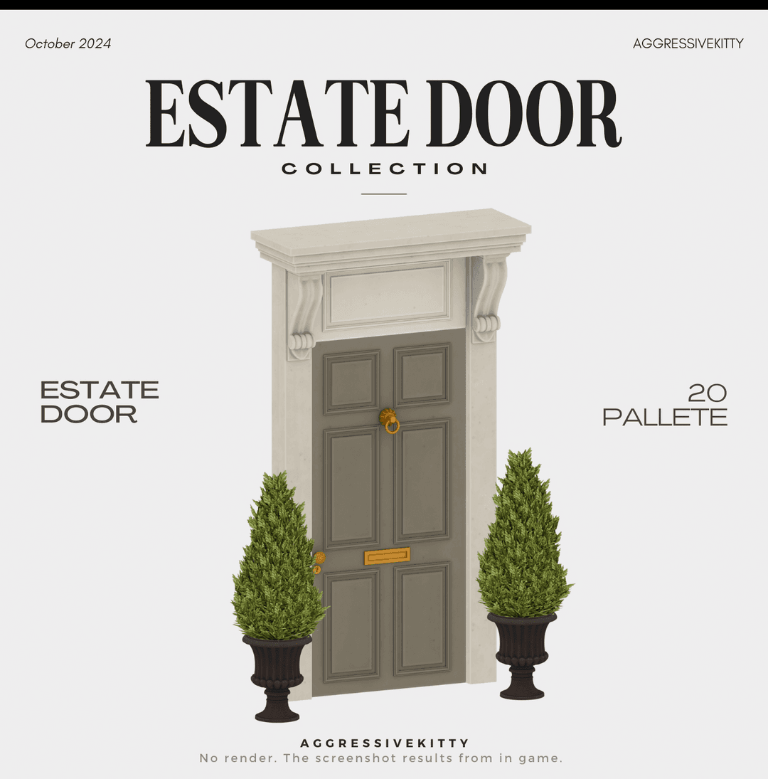 Галерея мода Входная дверь Estate Door #1